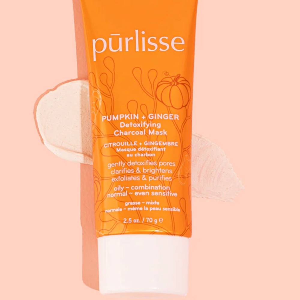 Pūrlisse Pumpkin & Ginger Detoxifying Charcoal Mask